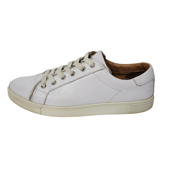 Frye White Leather Women's Sneakers - Picture 3 of 9